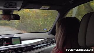 blonde savior gets her wet public blowjob reward?