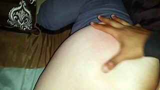 white slut punished hard by huge dildo in garage rough toy fuck
