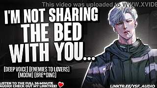 forced bed share with cocky enemy turns into hot roleplay fuck