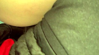 Christmas Freaky Petite Blonde Stepdaughter Takes Interracial Creampie Closeup!