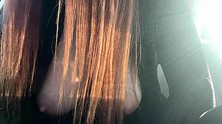 check out artemisia love's juicy italian milf tits bouncing slow-mo solo