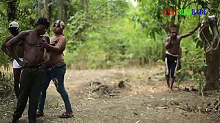 Redhead Milf Creampies BBC Outdoors in Forest Group Holiday Fuck