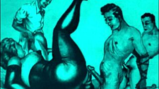 vintage erotic art captures timeless sensual allure and mystery