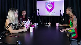 damn morena and blonde get naked sharing wild mansion stories