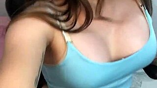 beautiful latina teen slowly lifts her top live revealing her perfect big tits and ass