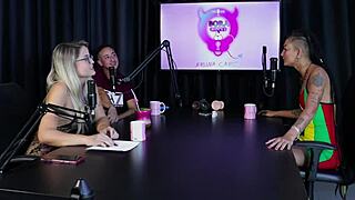 damn morena and blonde get naked sharing wild mansion stories