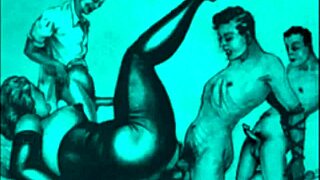 vintage erotic art captures timeless sensual allure and mystery