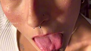 Blue-Eyed Blonde Brazilian College Girl Fucks Wild Costumed Cuckold Massage Hotel