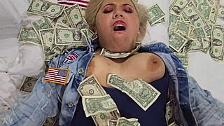 my blonde whore loves fucking nonstop for cold hard cash