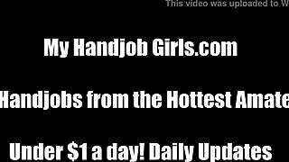 i give you this hot pov handjob right after your hard day to make you explode under my femdom control