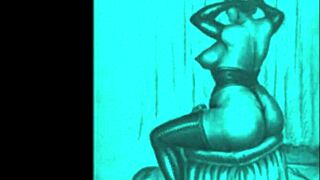 vintage erotic art captures timeless sensual allure and mystery