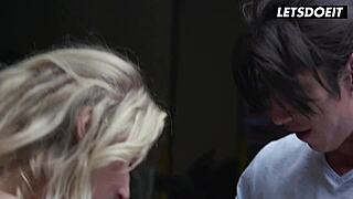 Teasing American Milf Craves Asian Step Son's Huge Cock
