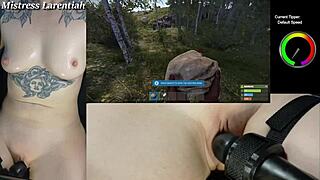 i'm rust naked goth gamer girl larentiah streaming part 1