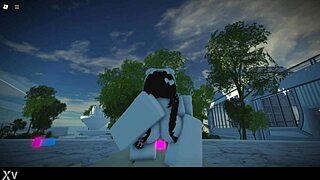 Italian girl fucked hard in roblox game part two.
