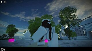 Italian girl fucked hard in roblox game part two.