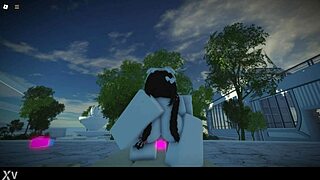 Italian girl fucked hard in roblox game part two.