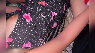 young mexican girlfriend sneaks into sister's room for homemade sex