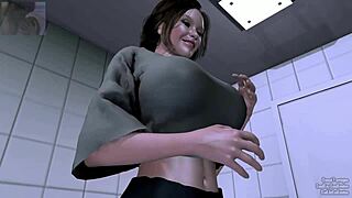 brutnette's belly swells huge from swallowing all those pills?