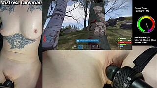 i'm rust naked goth gamer girl larentiah streaming part 1