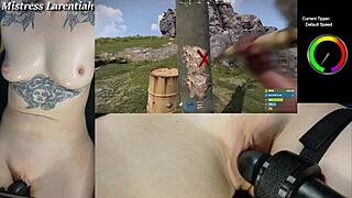 i'm rust naked goth gamer girl larentiah streaming part 1