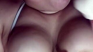 oh damn im this cock hungry young slut suckin slobberin dildo while big juicy tits n nipples jiggle slo mo