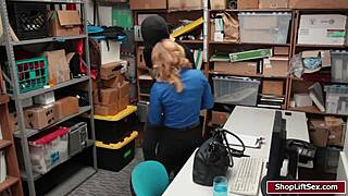 Ever wonder how a shoplifter's big cock wrecks a blonde's tight pussy from behind?