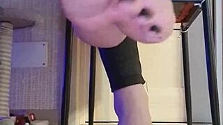 dirty british teen slut fingers feet in black leggings shower fetish