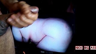 serena sucks small cock while big pussy lips drip in wife's absence