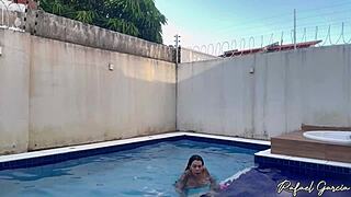 Drii Cordeiro Caught Outdoor with Sex Machine in Yard!