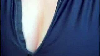 damn my wife's cleavage pops in that tight outdoor shirt