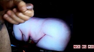 serena sucks small cock while big pussy lips drip in wife's absence