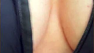 damn my wife's cleavage pops in that tight outdoor shirt