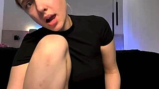 Fat teen bends over masturbates pussy so hard cum drips everywhere