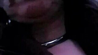 hey slut wanna watch this bound french maid in leather harness get exposed outdoors with dildo and spanking?