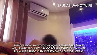 Brazilian milf fake tits exposed hard by husband amateur homemade brunasilvahot shaking