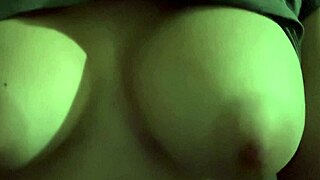 damn italian milf artemisia bounces huge natural tits solo