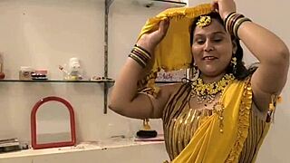 indian bbw milf couple sneaks away from bridal function for fat cock doggystyle pounding
