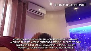 Brazilian milf fake tits exposed hard by husband amateur homemade brunasilvahot shaking
