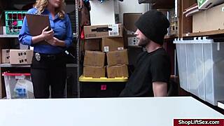Ever wonder how a shoplifter's big cock wrecks a blonde's tight pussy from behind?