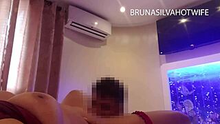 Brazilian milf fake tits exposed hard by husband amateur homemade brunasilvahot shaking