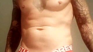i can't stop stroking my huge tattooed cock solo after lockdown