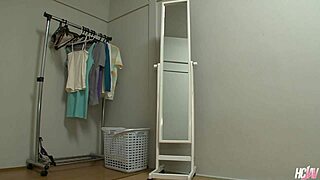 japanese cutie ren azumi oiled small tits pussy fucked hard group