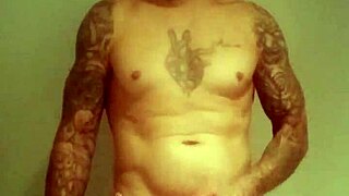i can't stop stroking my huge tattooed cock solo after lockdown