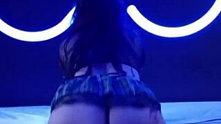 schoolgirl begs for thick cock pounding her tight latina ass, you ready to deliver?