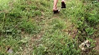 skinny blonde teen slut gapes tight pussy on three monster cocks hard