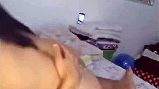 Big Tits Latina Sucks Thick Cock While Natural Breasts Bounce Wildly Riding Huge Shaft