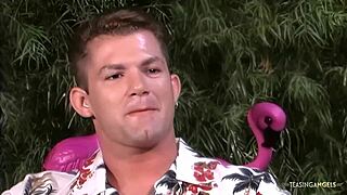 Nasty Big Tits Blonde Bent Over in Garage Gets Hairy Pussy Smashed Raw