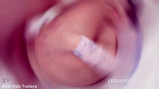 ever seen robin's anal casting? ariel adams gapes with deep creampie cum!