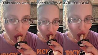 asmr vampire teeth grind lollipop while craving hardcore cock suck!