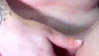 chubby slut rides huge dildo deep in asshole solo orgasm